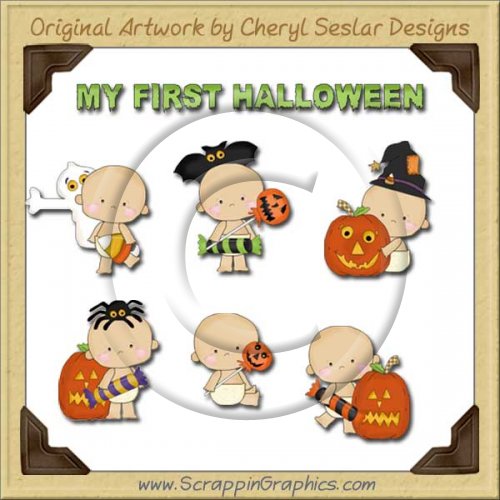 Baby's First Halloween Clip Art Download