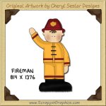 Fireman Single Graphics Clip Art Download