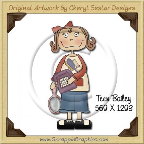 Teen Bailey Single Graphics Clip Art Download