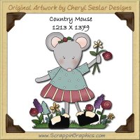 Country Mouse Single Graphics Clip Art Download