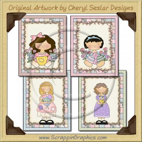 Easter Sweetie Sampler Card Collection Printable Craft Download