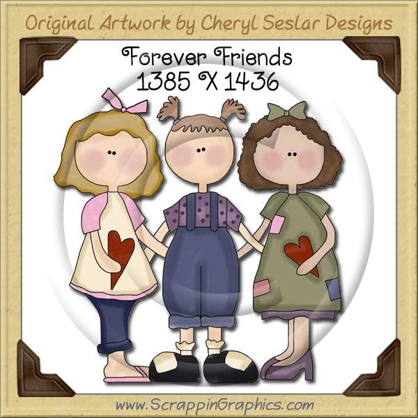 Forever Friends Single Graphics Clip Art Download - Click Image to Close