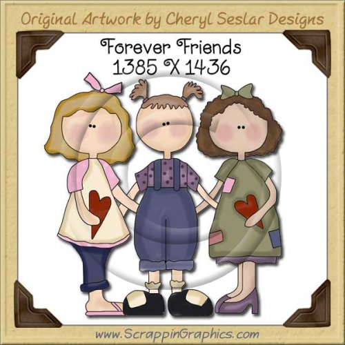 Forever Friends Single Graphics Clip Art Download
