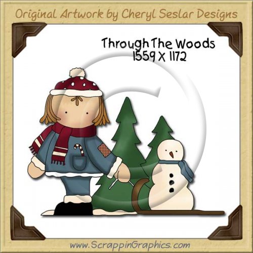 Through The Woods Single Graphics Clip Art Download