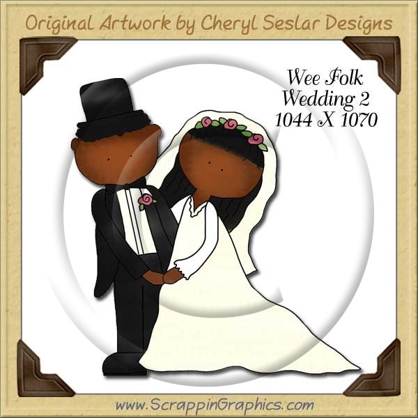 Wee Folk Wedding 2 Single Graphics Clip Art Download - Click Image to Close