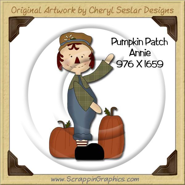 Pumpkin Patch Annie Single Graphics Clip Art Download - Click Image to Close