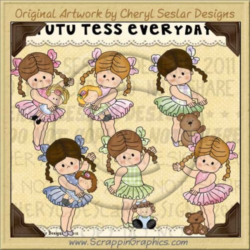 Tutu Tess Everyday Limited Pro Clip Art Graphics