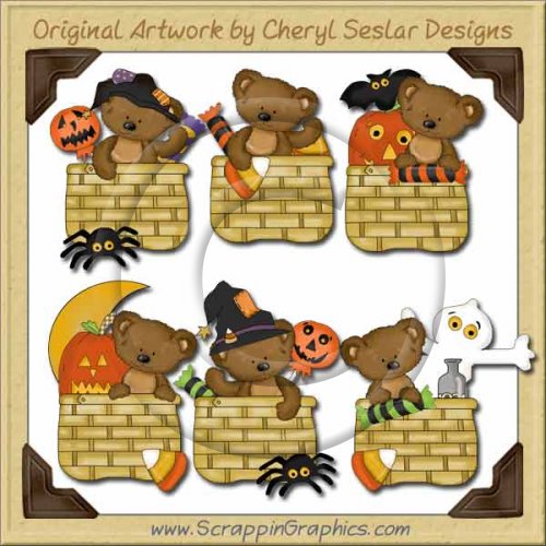 Tibble's Halloween Baskets Clip Art Download