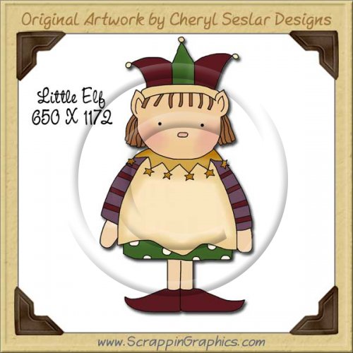 Little Elf Single Graphics Clip Art Download