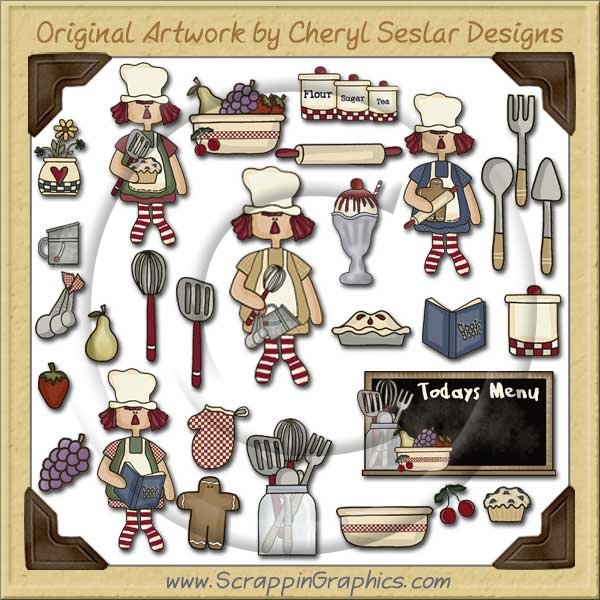 Annie's Kitchen Collection Clip Art Download - Click Image to Close