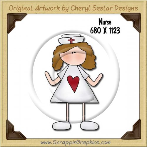 Nurse Single Graphics Clip Art Download