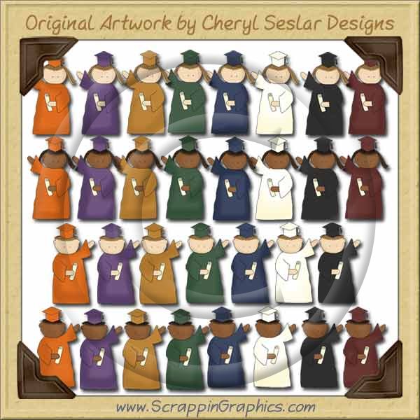 Wee Folk Little Grads Graphics Clip Art Download - Click Image to Close