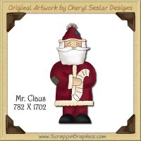 Mr Claus Single Graphics Clip Art Download