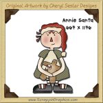 Annie Santa Single Graphics Clip Art Download