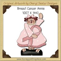 Breast Cancer Annie Single Graphics Clip Art Download