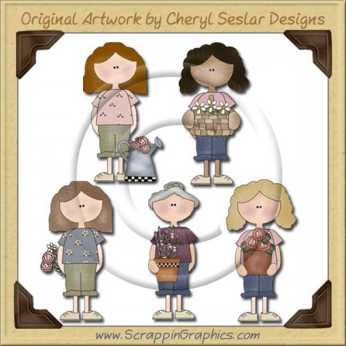 Mom & Grandma Graphics Clip Art Download