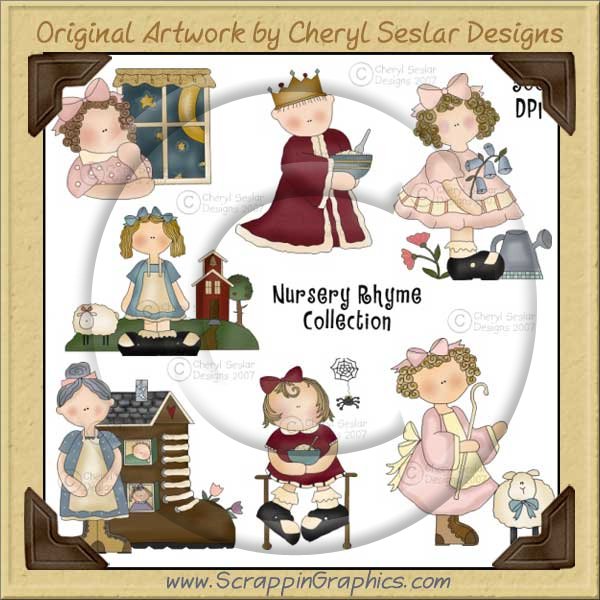 Nursery Rhyme Clip Art Graphics Collection - Click Image to Close