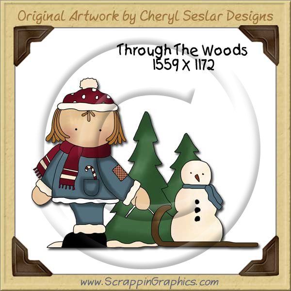Through The Woods Single Graphics Clip Art Download - Click Image to Close
