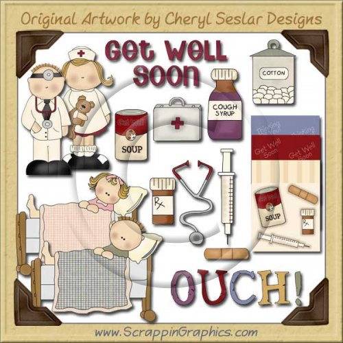 Get Well Collection Graphics Clip Art Download