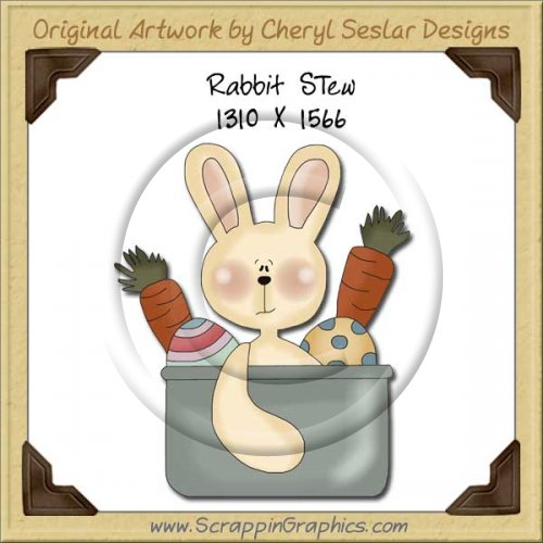 Rabbit Stew Single Graphics Clip Art Download