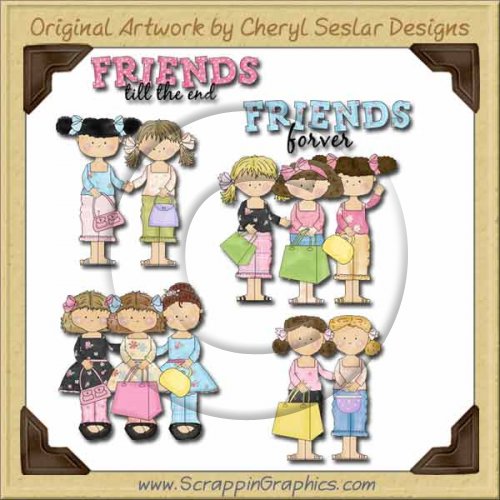 Friends Forever Collection Graphics Clip Art Download
