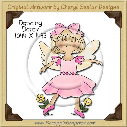 Dancing Darcy Single Clip Art Graphic Download