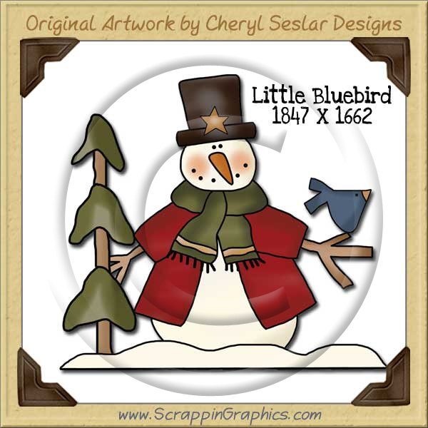Little Bluebird Single Graphics Clip Art Download - Click Image to Close