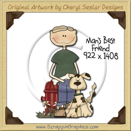 Man's Best Friend Single Graphics Clip Art Download