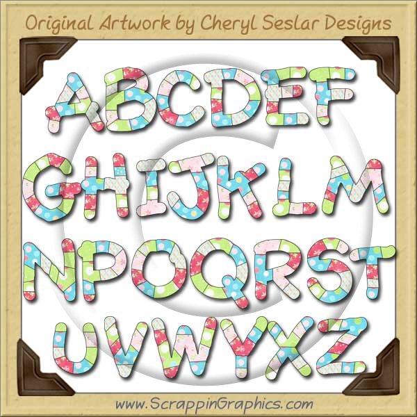 Hey Cupcake Alphabet EXCLUSIVE Collection Graphics Clip Art Down - Click Image to Close