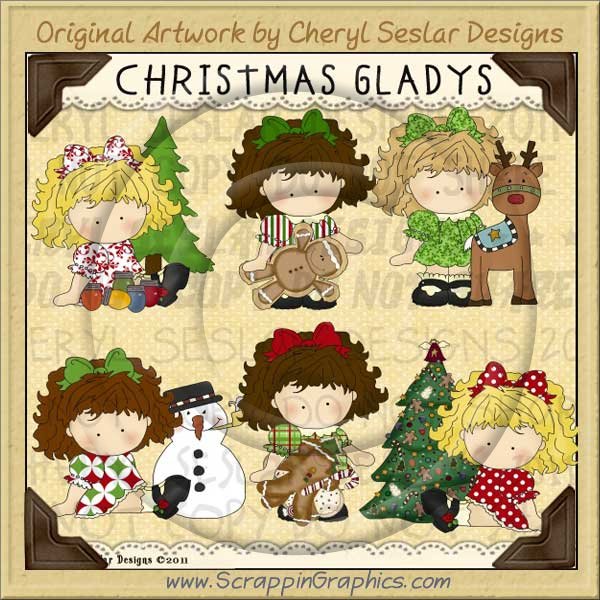 Christmas Gladys Limited Pro Clip Art Graphics - Click Image to Close