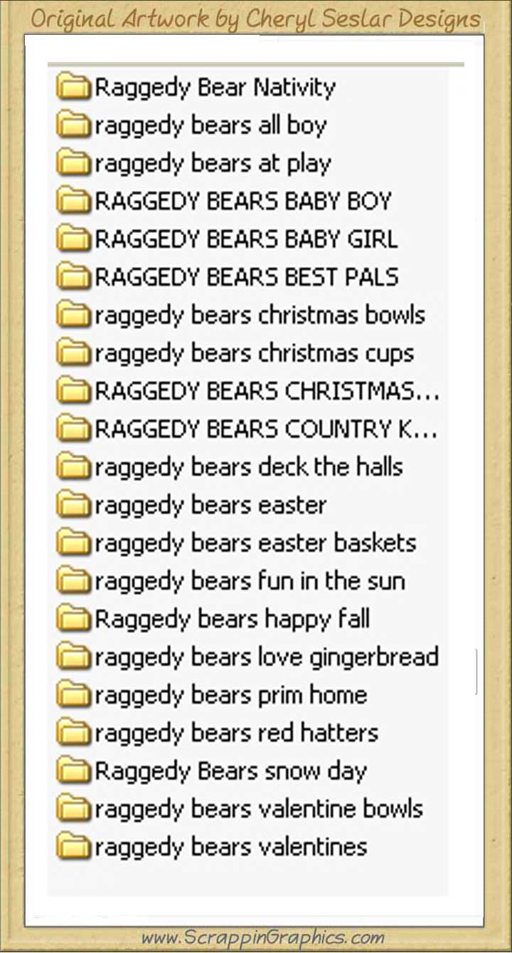 Raggedy Bears Bonanza Collection