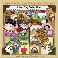 Giant Tag Collection Printable Craft Download