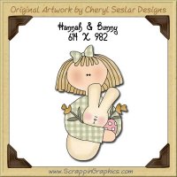 Hannah & Bunny Single Graphics Clip Art Download