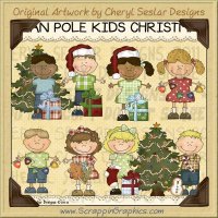 Bean Pole Kids Christmas Limited Pro Clip Art Graphics