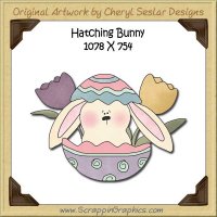 Hatching Bunny Single Graphics Clip Art Download