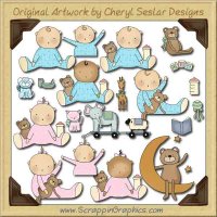 Wee Folk Babies Collection Graphics Clip Art Download