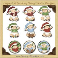 Sweet Cheeks Christmas Limited Pro Graphics Clip Art Download